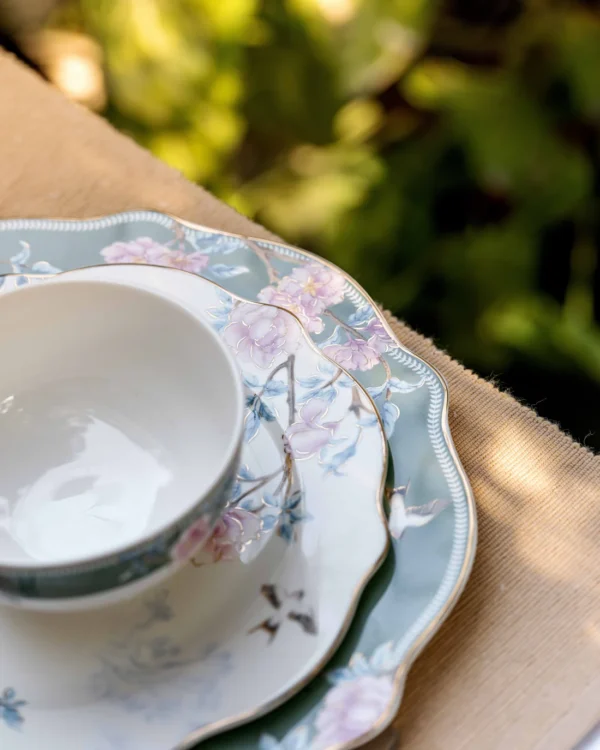 Victorian Green 51 Pcs Dinner Set - Image 5